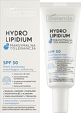 Зволожувальний і захисний бар'єрний крем - Bielenda Hydro Lipidium SPF50 — фото N2