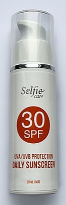 Солнцезащитный крем для лица SPF30  с центеллой  азиатской - Selfie Care Sunscreen Protection Cream SPF30 — фото N1