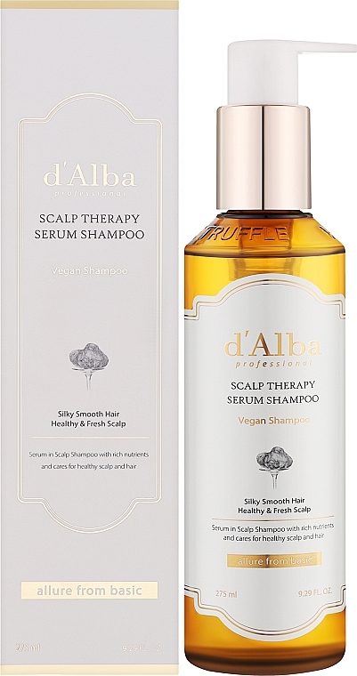 Профессиональный восстанавливающий шампунь для кожи головы - D'Alba Repairing Scalp Therapy Serum Shampoo — фото N2