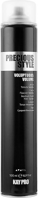 Спрей "Розкішний об'єм" середньої фіксації - KayPro Precious Style Volume Medium Hold Hairspray — фото N1