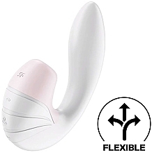 Вибратор с вакуумно-волновым стимулятором клитора, белый - Satisfyer Supernova — фото N4