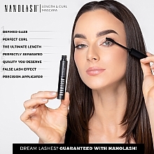 Тушь для ресниц "Удлинение и подкручивание" - Nanolash Length & Curl Mascara — фото N4