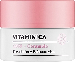 Крем-бальзам для сухої та чутливої шкіри - Bioearth Vitaminica Omega 369 + Ceramide Face Balm — фото N1