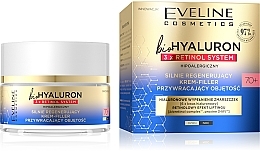 Відновлювальний крем-філер - Eveline Cosmetics BioHyaluron 3xRetinol System 70+ — фото N1