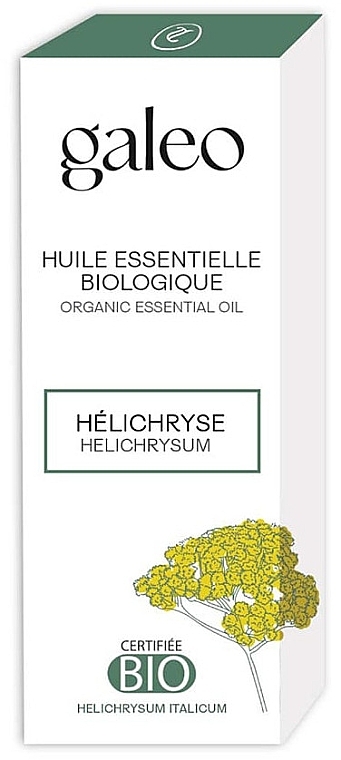 Ефірна олія безсмертника італійського - Galeo Organic Essential Oil Helichrysum Italicum — фото N1