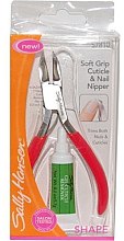 Парфумерія, косметика Набір для нігтів і кутикули - Sally Hansen Soft Grip Cuticle & Nail Clipper (gel/5.7g + clipper)