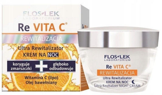 Ультра-регенерирующий ночной крем для лица - Floslek Revita C Ultra Revitalizer Night Cream