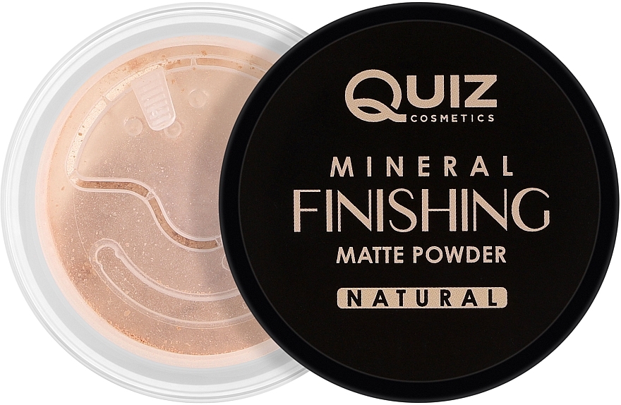 Минеральная пудра для лица - Quiz Cosmetics Mineral Finishing Matte Powder — фото N1