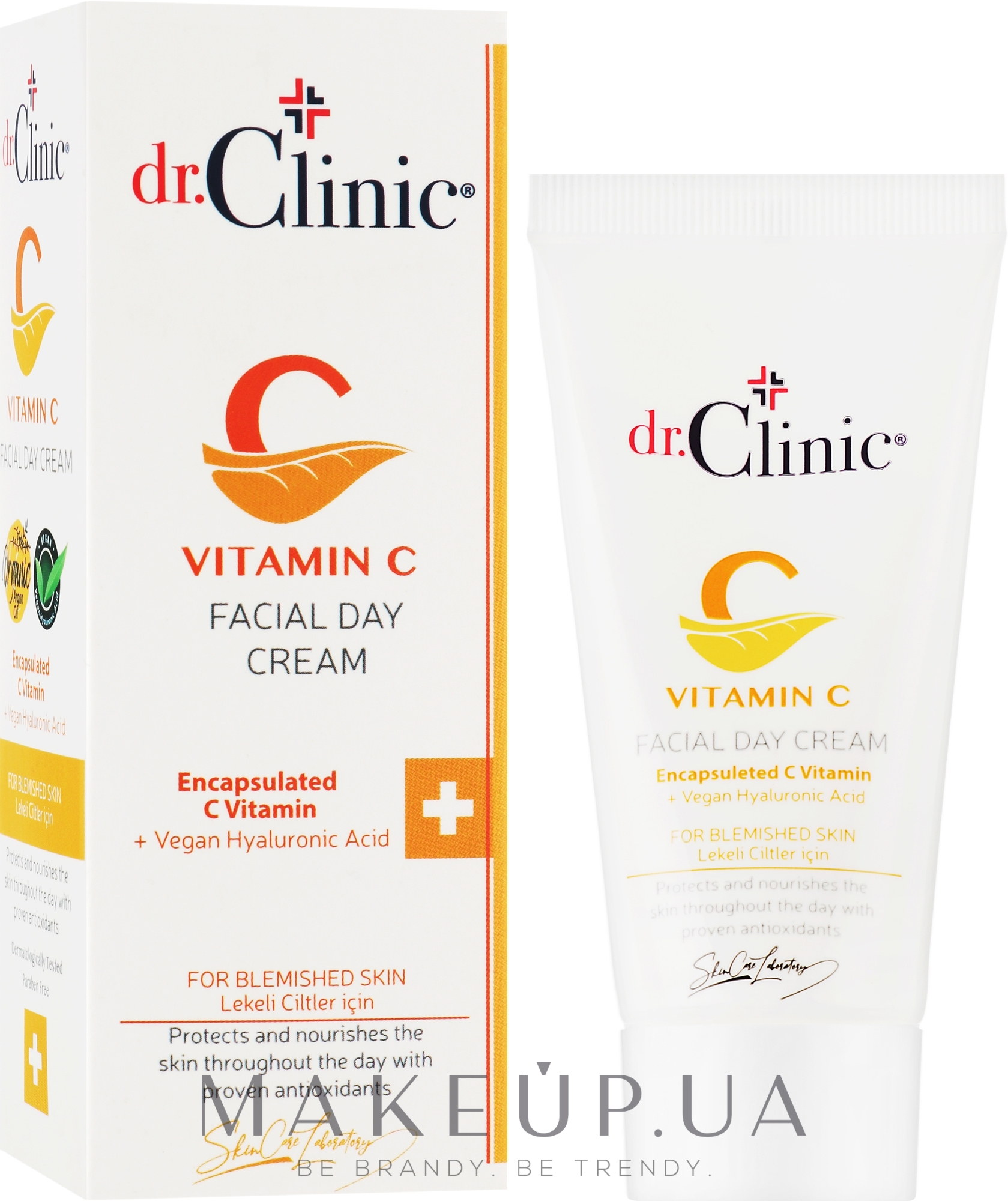 Освітлювальний крем для обличчя з вітаміном С - Dr. Clinic Vitamin C Facial Day Cream — фото 50ml