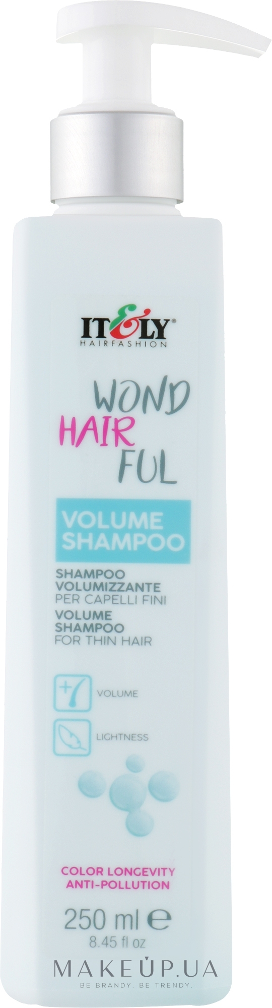 Шампунь для надання об'єму волоссю - Itely Hairfashion WondHairFul Volume Shampoo — фото 250ml