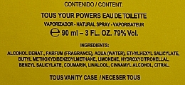 Tous Your Powers - Набор (edt/90ml + bag/1pcs) — фото N4