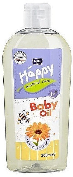 Натуральна олія для догляду за дитячою шкірою - Bella Baby Happy Natural Care Baby Oil — фото N1