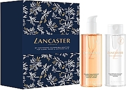 Парфумерія, косметика Набір - Lancaster Skin Essentials Set (toner/400ml + clean/400ml)