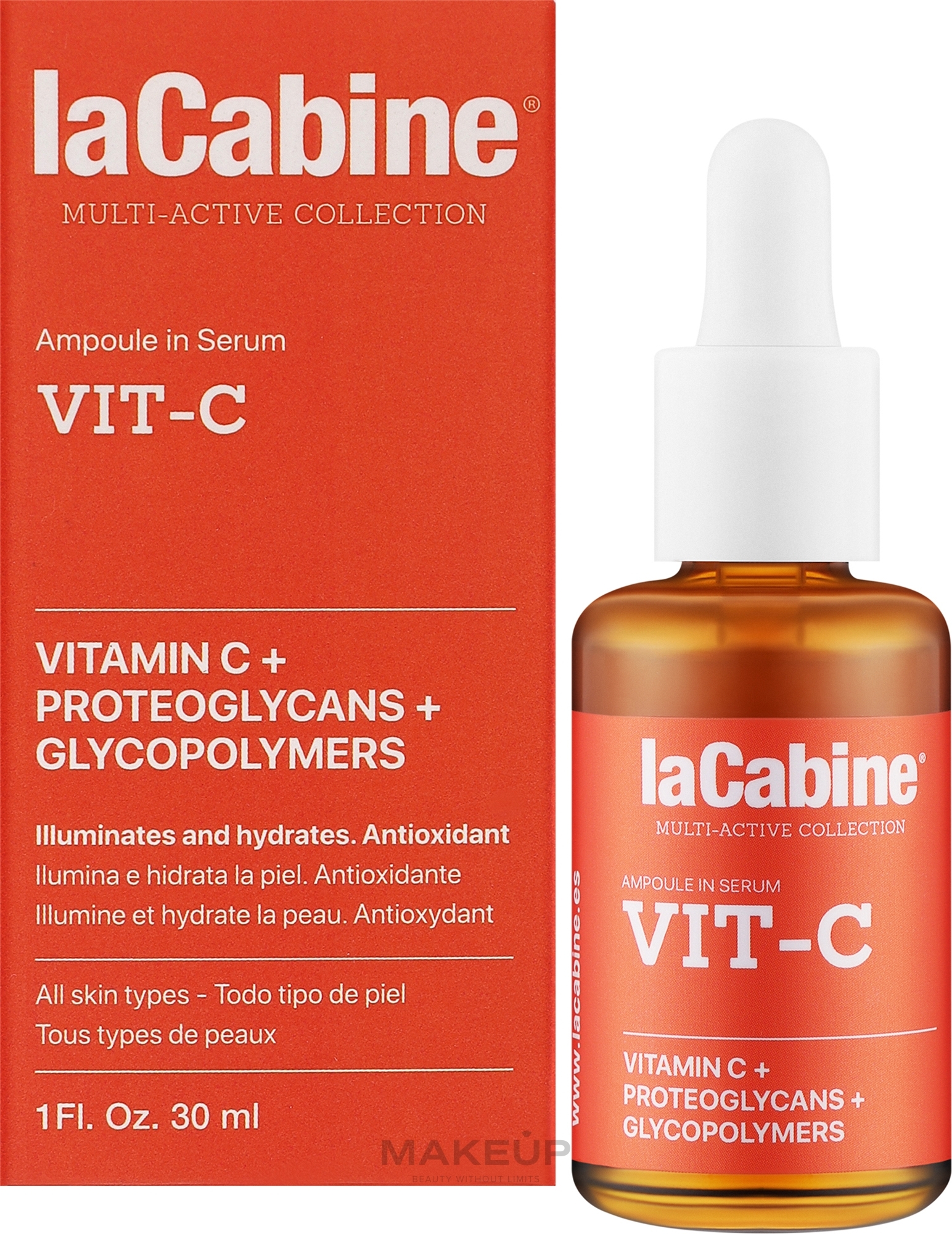 Висококонцентрована сироватка для обличчя з вітаміном С - La Cabine Vit-C Serum — фото 30ml