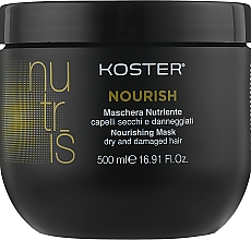 Живильна маска для сухого й пошкодженого волосся - Koster Nutris Nourish Mask — фото N3