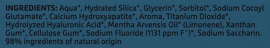 Освежающая зубная паста с гиалуроновой кислотой - Ecodenta Refreshing Toothpaste With Hyaluronic Acid And Peppermint Oil — фото N3