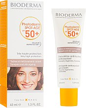 Солнцезащитный гель-крем для лица - Bioderma Photoderm Spot-Age SPF 50+ — фото N2