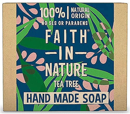 Мило для рук "Чайне дерево" - Faith In Nature Tea Tree Hand Soap — фото N1