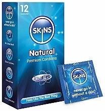Презервативи, 12 шт. - Skins Natural Condoms — фото N1