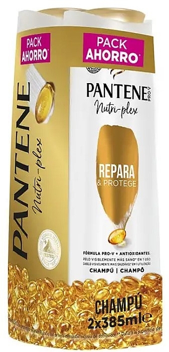Набір - Pantene Pro-V Repair & Protect Shampoo (shmp/2x385ml) — фото N1