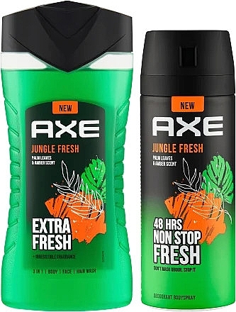 Набір - Axe Jungle Fresh Gift Ready (deo/150ml + sh/gel/250ml) — фото N2