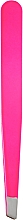 Духи, Парфюмерия, косметика Пинцет для бровей скошенный, T-8353, розовый - Oris