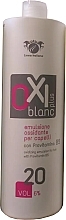 Окислювальна емульсія з провітаміном В5 - Linea Italiana OXI Blanc Plus 20 vol. (6%) Oxidizing Emulsion — фото N1