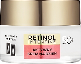 Парфумерія, косметика Активний денний крем "Зменшення зморщок + пружність" - AA Cosmetics Retinol Intensive 50+ Cream
