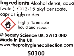 Антибактериальный спрей для дезинфекции косметики - The Pro Hygiene Collection Antibacterial Make-up Spray  — фото N7