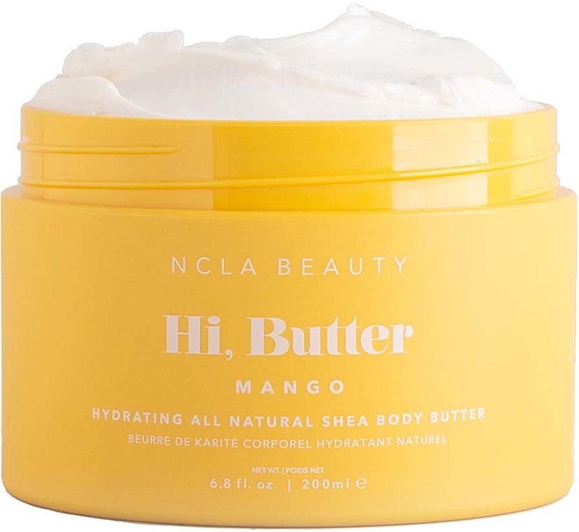 Баттер для тела "Манго" - NCLA Beauty Hi, Butter Mango Hydrating All Natural Shea Body Butter — фото N1