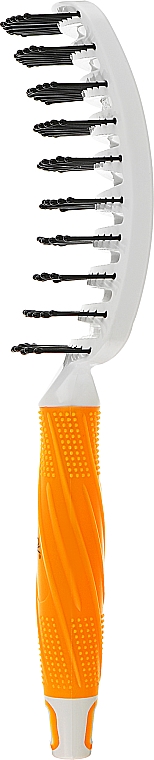 Вентбраш, біло-помаранчевий - GKhair Vent Brush — фото N3