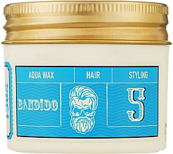 Парфумерія, косметика Віск для укладання волосся на водній основі середньої фіксації - Bandido Aqua Wax 7 Medium Blue