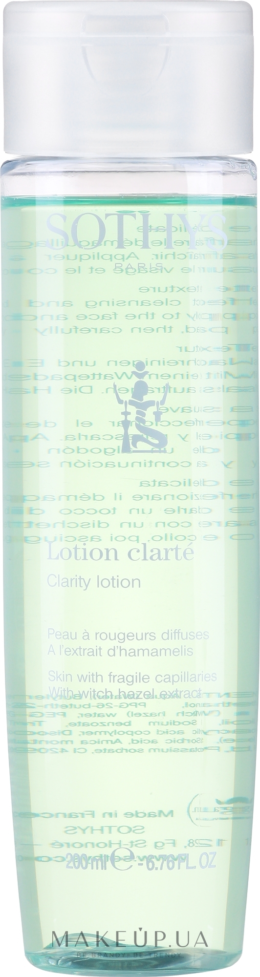Лосьон-тоник Осветляющий - Sothys Clarity Lotion  — фото 200ml