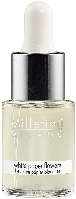 Концентрат для аромалампы - Millefiori Milano White Paper Flowers Fragrance Oil — фото N2
