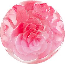 Глицериновое мыло ручной работы "Роза", лилово-розовое - BioFresh Rose Glycerin Soap  — фото N1