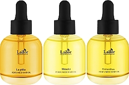 Набір парфумованих олій для волосся - La'dor Perfumed Hair Oil Trio Set (h/oil/3x30ml) — фото N2