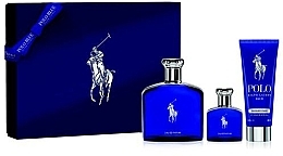 Парфумерія, косметика Ralph Lauren Polo Blue - Набір(edp/125ml + edp/40ml + sh/gel/100 ml)