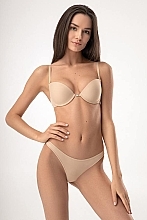 Духи, Парфюмерия, косметика Бюстгальтер push-up с силиконовой спинкой "Gran", beige - Jasmine