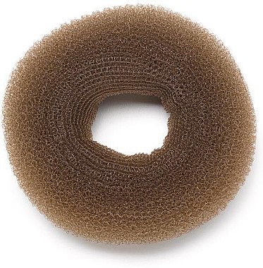 Резинка-шиньйон для волосся 10202, 80 мм., Brown - Kiepe — фото N1