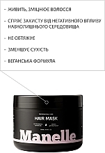 Маска для волосся - Manelle Рrofessional Care Phytokeratin Vitamin B5 Mask — фото N2