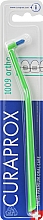 Парфумерія, косметика Монопучкова зубна щітка "Single CS 1009", салатово-синя - Curaprox
