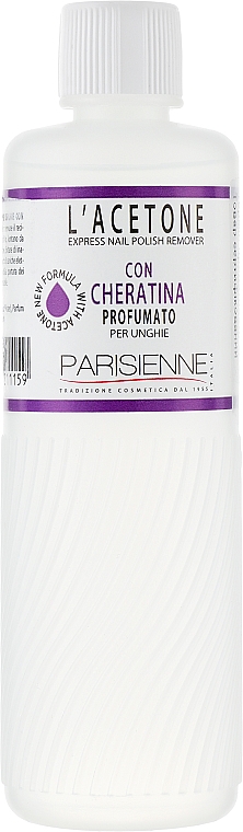 Жидкость для снятия лака с ацетоном и кератином - Parisienne Italia L'acetone Express Nail Polish Remover With Keratin — фото N1
