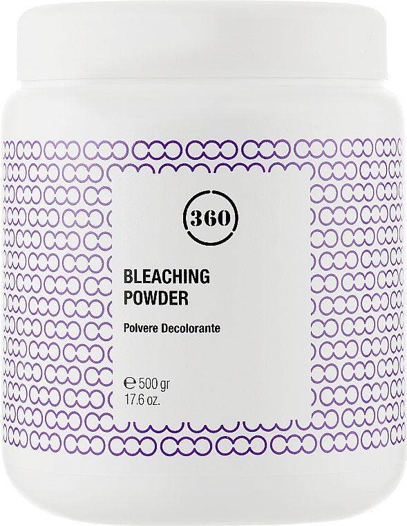 Осветляющая пудра для волос, антижелтая - 360 Bleaching Powder — фото N1