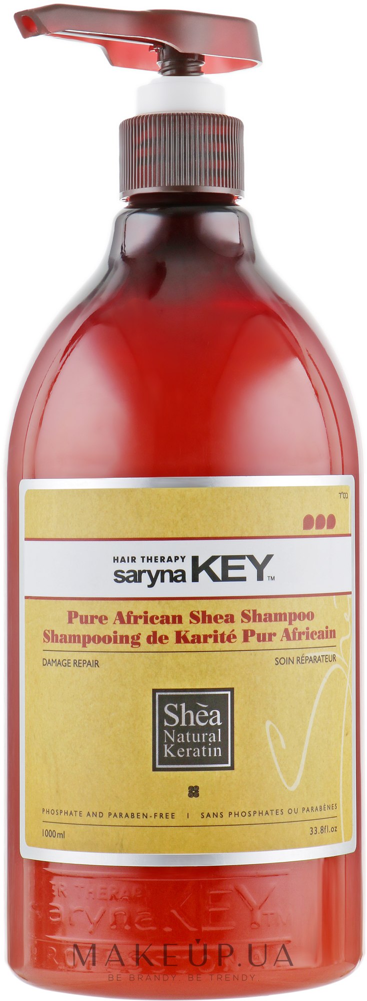 Відновлювальний шампунь - Saryna Key Damage Repair Pure African Shea Shampoo — фото 1000ml
