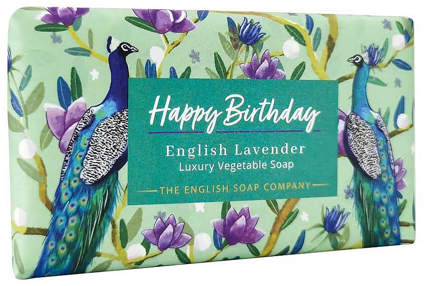 Мыло "Английская лаванда" - The English Soap Company Occasions Collection English Lavender Happy Birthday Soap — фото N1