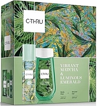 Духи, Парфюмерия, косметика Набор - C-Thru Vibrant Matcha + Luminous Emerald (b/spr/200ml + sh/gel/250ml)