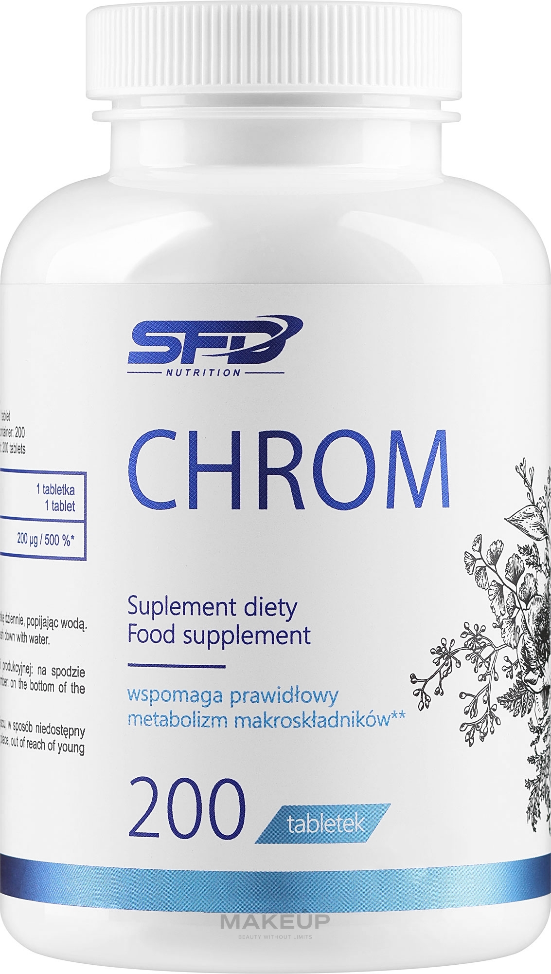 Харчова добавка "Хром" - SFD Nutrition Chrom — фото 200шт