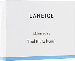 Парфумерія, косметика УЦІНКА Набір засобів формату "міні" - Laneige Moisture Trial Travel Samples Kit (toner/25ml + emulsion/25ml + essence/10ml + cr/10ml)*