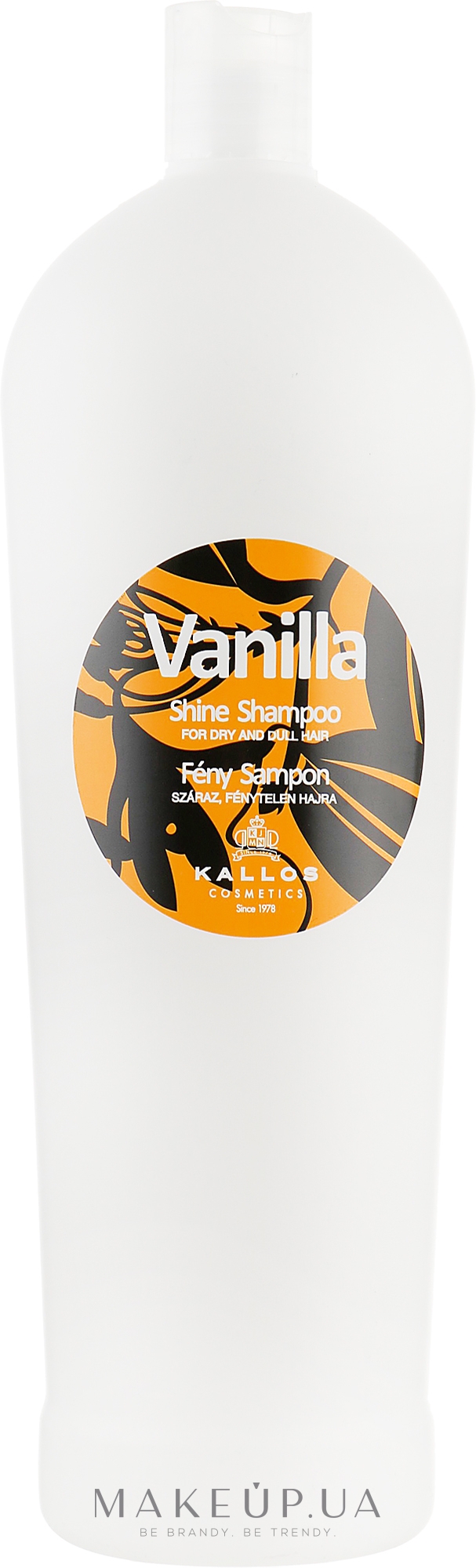 Шампунь для сухого волосся - Kallos Vanilla Shine Sampoo — фото 1000ml