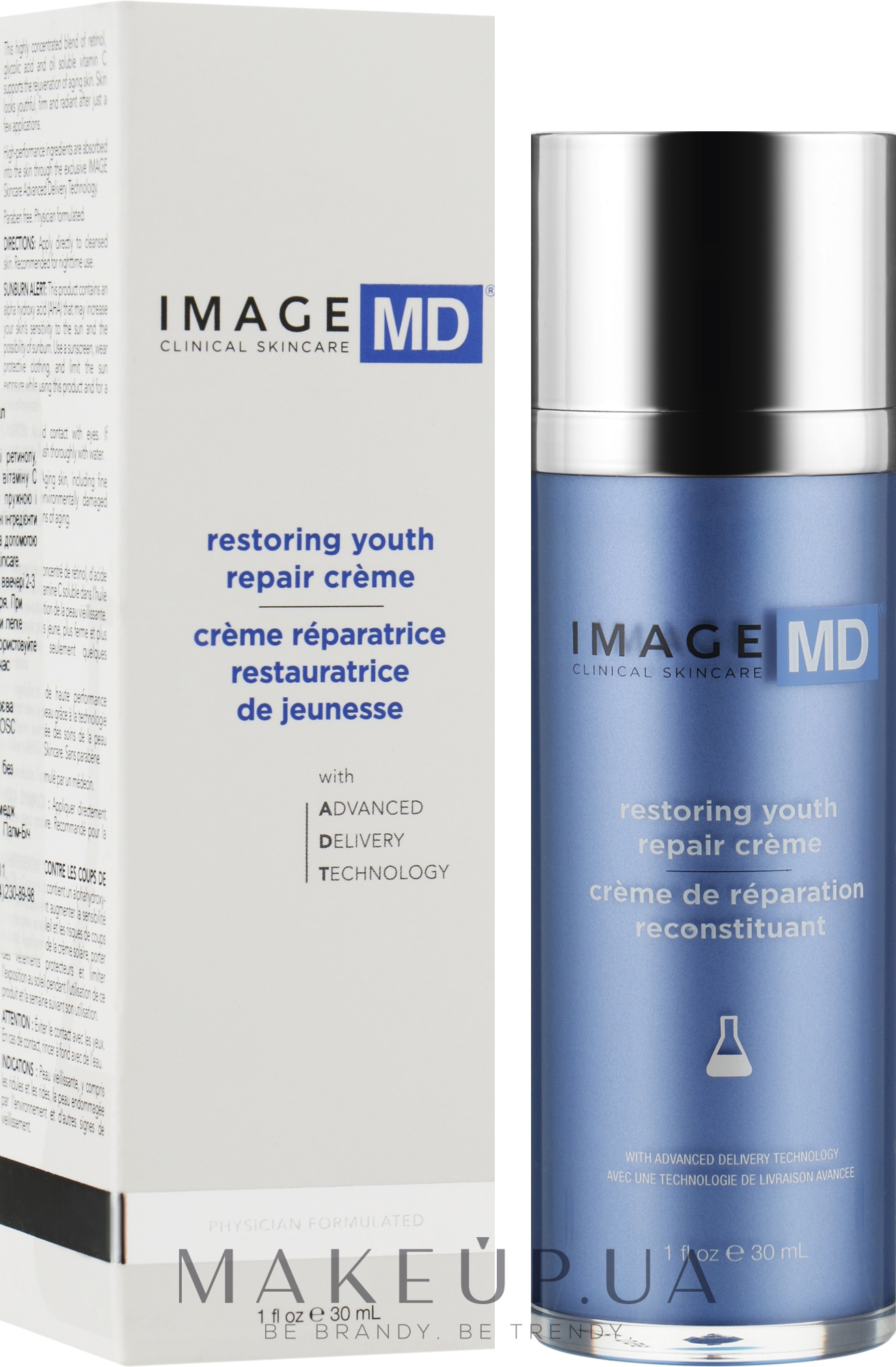 Восстанавливающий омолаживающий крем - Image Skincare MD Restoring Youth Repair Creme — фото 30ml